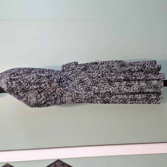 Lauren Ralph Lauren Black And White Wrap Dress Size 10 - Picture 5 of 9